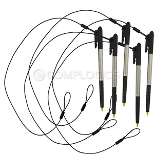 Stylus & Tether, spring loaded for MC70, MC75 - 5 Pack